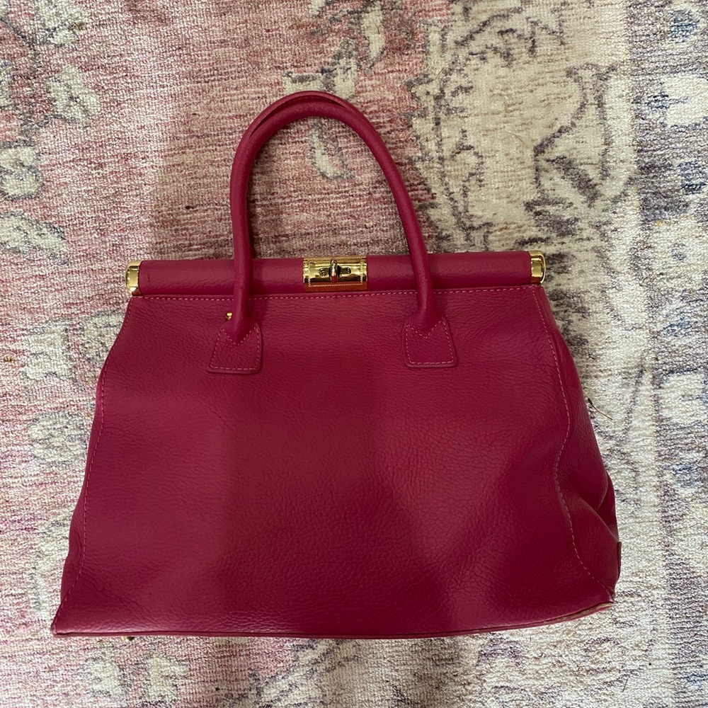 Authentic Italian Pink Handbag